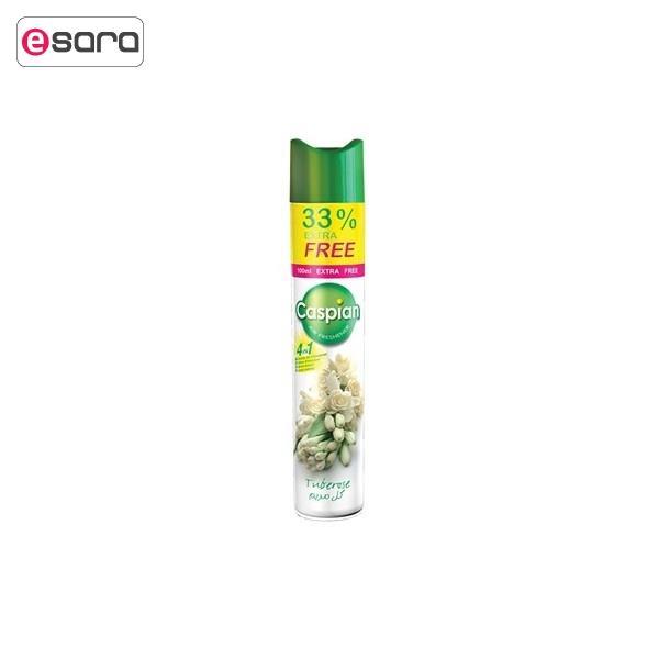 اسپری خوشبو کننده هوا کاسپین مدل Tuberose حجم 400 میلی لیتر Caspian Tuberose Air Freshener Spray 400ml